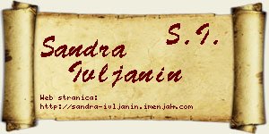 Sandra Ivljanin vizit kartica